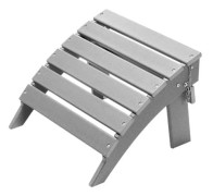 Fällbar fotpall Adirondack-VEVOR-430x480x330 mm-PEHD-Väderbeständig för Adirondack-stol-Grå