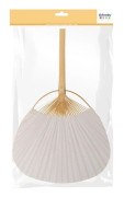 Fläkt - Artemio - 37 cm - Bambus - Papper - Festdekoration