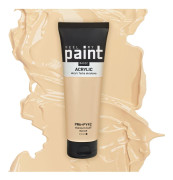 Akrylfärg 120ml professionell konstnärlig FeelMyPaint 13 Titanium Buff