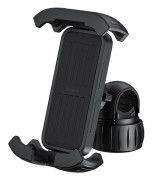 Baseus Quick Go Series BS-CM024 - Cykelhållare för mobiltelefon - från 5,7 till 7,2 tum - kluster svart
