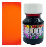 DECO' glasfärg, kallmålat glasdekoration, Renesans 131 CYNOBER 30ml