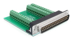 Delock 65320 D-Sub stiftlist 180 ° Antal poler: 37, 39 1 st