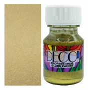 DECO' glasfärg kallmålat glasdekor Renesans 180 GULD 30ml
