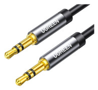 Ugreen 10733, 3.5mm, Hanstik, 3.5mm, Hanstik, 1 m, Sort
