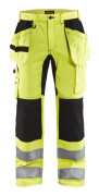 VARSELBYXA 1552 1811 MED STRETCH VARSELGUL/SVART D128 | Beijerbygg Byggmaterial