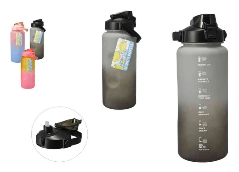 Vattenflaska plastfärgad 2 liter 997100490