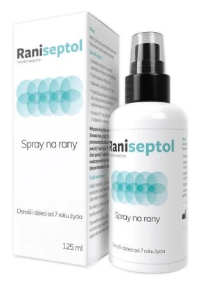 Raniseptol, Sårbehandlingsspray, 125 ml.
