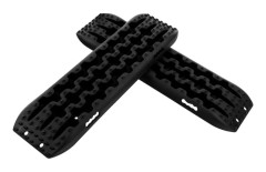 Sandskivor offroad 2 stycken draghjälp däckstege för sand/lera/snö 107 x 31 x 7 cm svart