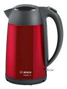 Bosch DesignLine TWK3P424 - Vattenkokare - 1.7 liter - 2400 W - röd