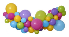 Färgglad ballong, ballonggirlandset 65 delar