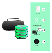 Hängande Träningslampa, Set med 6 Lampor, Lång Batteritid,Set med 4 lampor 3.0