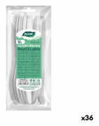 Knivset Algon Återanvändningsbar Vit 36 antal 19,6 cm