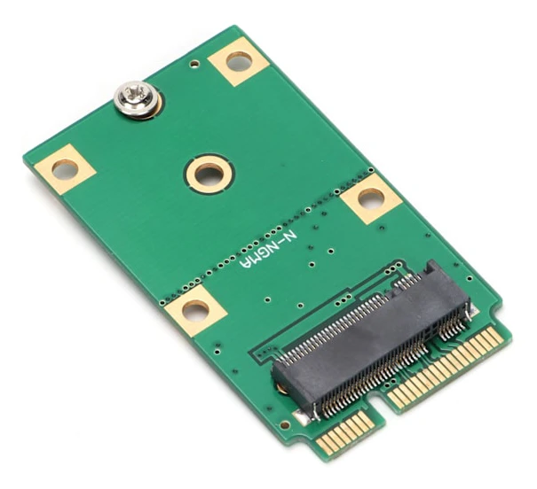 SSD Adapterkort Konverterare för M.2 NGFF MSATA SSD, NGFF M.2 till Mini PCI-E Express Adapter med Effektiv Prestanda och Enkel Installation, Konverterar