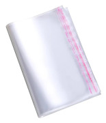 100 st - Självhäftande Produkt Påsar 35 x 45 cm - Genomskinlig 1 pack
