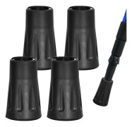 4 st Gummifötter för Vandringsstavar 11 mm Gummifötter 2 Par - Perfekt