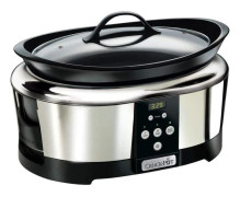 Programmerbar elektrisk slowcooker CROCK-POT SCCPBPP605050 - 5,7L - Digital timer - Rostfritt stål