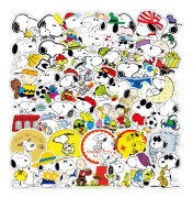 50 st Cartoon Stickers Vattentäta Laptop Stickers Vattentät Skateboard Snowboard Bil Cykel Bagage Dekal