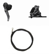 Shimano GRX BRRX820KTBLRX820L bromsslangsats - svart - 1000 mm