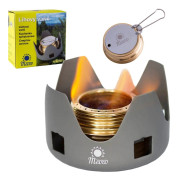 Tourist alcohol stove fueled with ethanol and alcohol MEVA