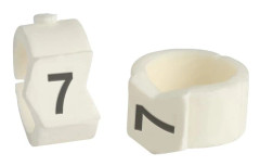 Brady SCN-36-7, Svart, Vit, Nylon, 50 styck, 1,11 cm