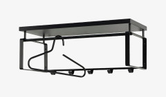 Spinder Design - Klädhängare Rex 3 - Svart - Hatthyllor - Från Homeroom
