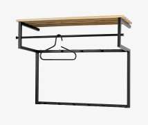 Spinder Design - Klädhängare Rizzoli Xl - Svart - Hatthyllor - Från Homeroom