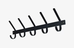 Dexter Coatrack med 5 krokar Svart