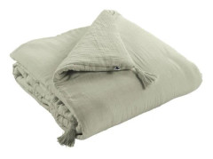 Edredon Gaze av Bomull 150 x 150 cm GAIA i fargen Vannfarge