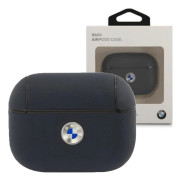 BMW AIRPODS PRO FODRAL ?KTA L?DER MED SILVERLOGO F?R APPLE