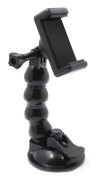 Bilruta Sugkopp Fäste Hållare Adapter Kompatibel för DJI Action 2 Pocket Action Kamera Smartphone Hållare