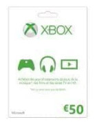 XBOX Live 50-kort