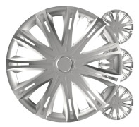 Bil navkapslar 4st set spark silver 15" tum färg box
