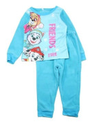 Pyjamas i fleece Paw Patrol - PAW PATROL - PAW 52042802 S1-4A - Flicka - Blå