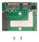 MSATA SSD till 2,5-tums SATA Adapterkort 6,0 Gbps Mini Pcie SSD Konverterkort SATA3 Adapterkort