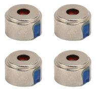4 st 6mm Hörlur Högtalarelement Ersättning Hörlurar DIY Tillbehör för Hörlursreparation