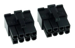 Phobya 82381, 8-pin, Svart, Metall, Plast, 2 styck
