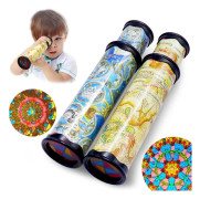 2 st Magiskt Kalejdoskop, Klassiska Kalejdoskop Leksaker från Förr, Utdragbar Lång Klassisk Kalejdoskop Leksak för Pojkar och Flickor