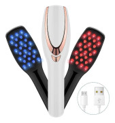 2 st Skalp Massage Kam, Djup Stresslindring Huvud Elektrisk Massage Kam Borste, USB Uppladdningsbar