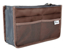 Handväskorganiserare (brun, Medium)
