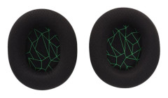 Hörselskydd Hörlurskuddar Ersättning Uppgraderade Högelastiska Öronkuddar för SteelSeries Arctis 3/5/7 Grönt Silke Hörselskydd