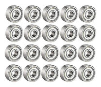 Barsinfi 608 Zz Kullager, Miniatyr Djupgående Kullager För 608Zz Metall (8Mm X 22Mm X 7Mm)