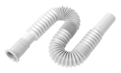 Universell S-formad Flexibel Utdragbar Enkel Avloppsslang i Plast för Diskbänk och Handfat