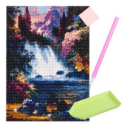 Mosaic Diamond Painting - Vattenfall 30x40 cm