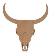 Mdf träsiluett - Buffalo - 15 x 14,2 x 0,5 cm