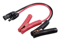TRU COMPONENTS TC-12195648 MC4 solkontakt på batteriklämma Svart, Röd 2 st.