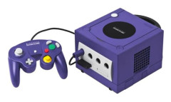 Spelkonsol - Nintendo - GAME CUBE - Färg Lila - Blå modell - Konsol för hemmabruk- USED