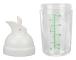 200 ml Easy Grips dressingmixer för sallad, läckagesäker behållare, universell såsmixer, med köksredskapsskala, 5,5x17 cm