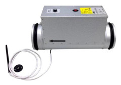 NILAN Elvarmeflade til forvarme, modl. 1200W, Ø160 til Comfort 252/302/CT300/300LR/Compact P CTS700 og Compact S CTS602 (også stand-alone)