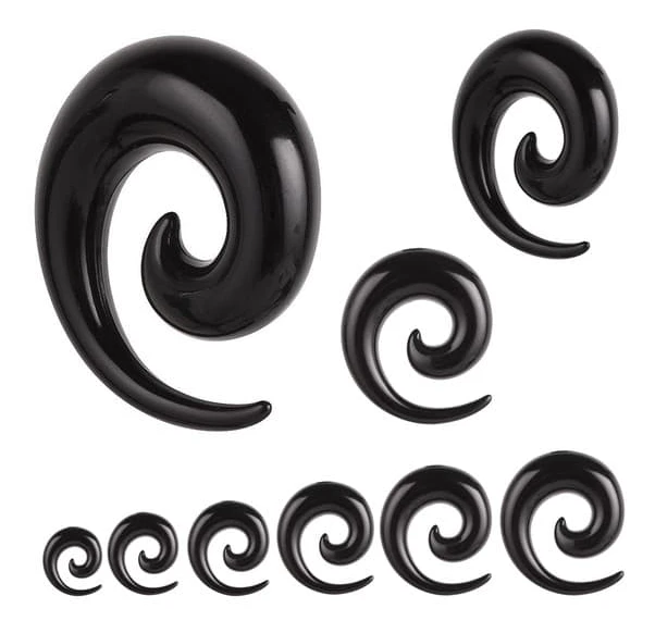 Öronspiraler - Set med 9 delar (1,6-10 mm) - RSZ01