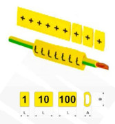 Trådmarkör OZ-0 41-50 gul 100st